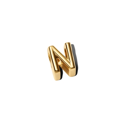Pandora 14K aranyozott "N" betű charm (763960C00)