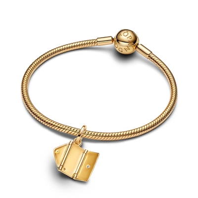 Pandora Gravírozható, nyitható boríték charm (764421C01)