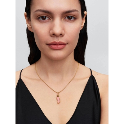 Pandora Rózsaszín hernyó függő charm (764489C01)