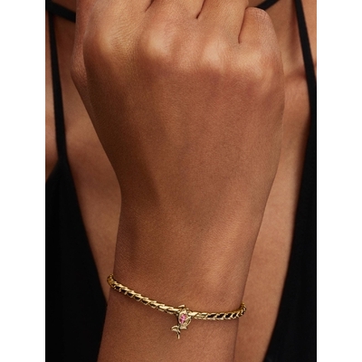 Pandora Áttört Tulipán charm (764555C01)