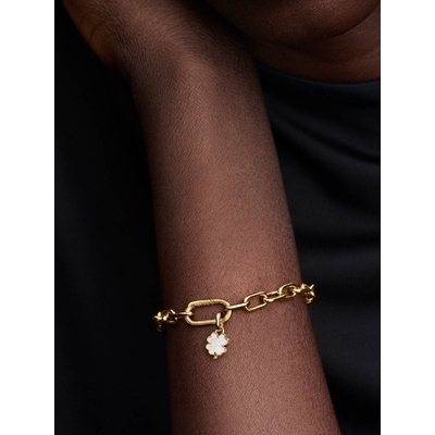 Pandora Me fehér szerencse-lóhere medál charm (764564C01)