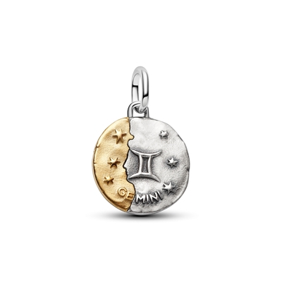 Pandora Me Kéttónusú Ikrek csillagjegy medál charm (764989C01)