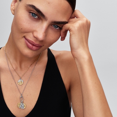 Pandora Me Kéttónusú Ikrek csillagjegy medál charm (764989C01)