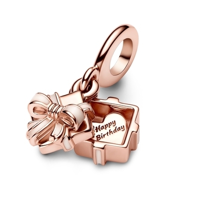 Pandora szülinapi ajándék doboz charm (782591C01)