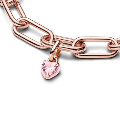Pandora Me pink szív mini függő charm (783042C01)