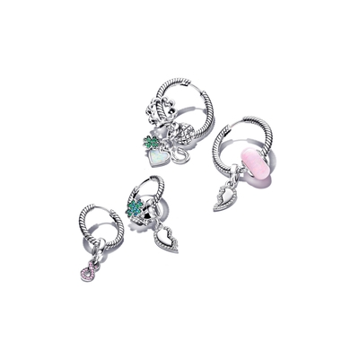 Pandora rózsaszín opálfényű charm  (791691C03)