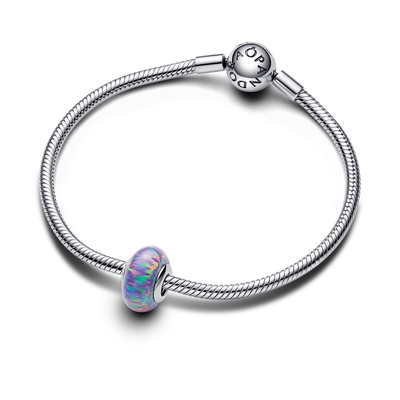 Pandora Opálfényű bíbor charm (791691C05)