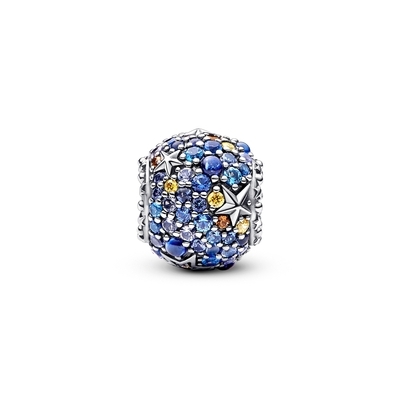 Pandora Merkúr bolygó és csillagok csillogó charm (792436C01)
