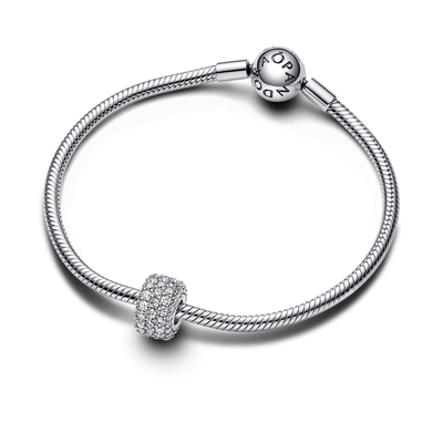 Pandora szikrázó pavé charm (792820C01)