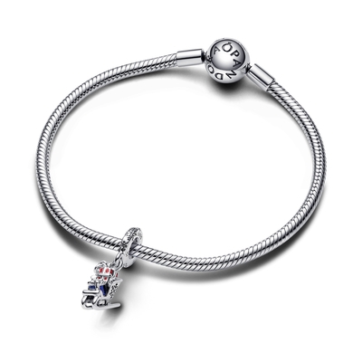 Pandora karácsonyi szán függő charm (792977C01)