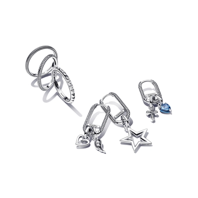 Pandora ME Szikrázó csillag függő charm (793032C01)