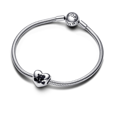 Pandora Disney Mickey egér & Minnie egér szív charm (793092C01)