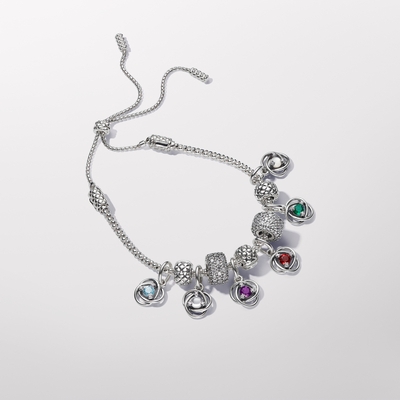 Pandora tenger kék örökkévalóság köre függő charm (793125C03)