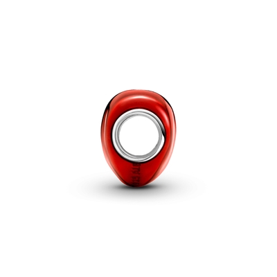 Pandora Metál hatású piros szív charm (793337C02)