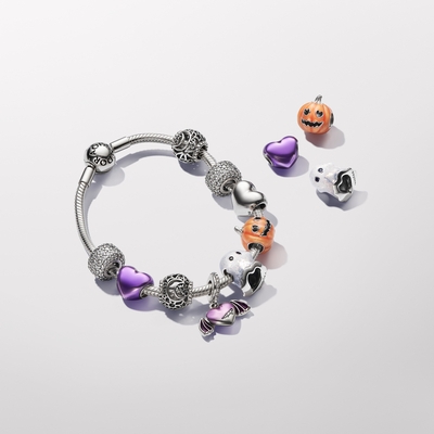 Pandora foszforeszkáló Boo szellem charm (793404C01)