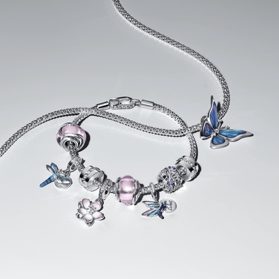 Pandora kolibri dupla függő charm (793746C01)