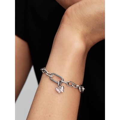 Pandora Me Rózsaszín pillangós mini medál charm (793825C01)