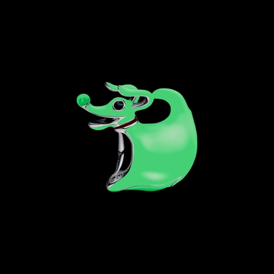 Pandora Disney "Karácsonyi lidércnyomás - Zero szellemkutya" charm (794026C01)