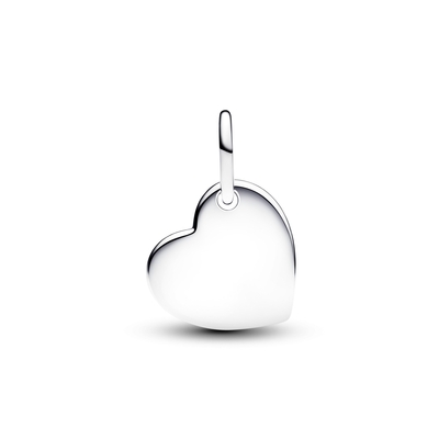 Pandora Gravírozható Szív piros kristállyal charm (794295C01)