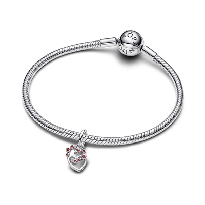 Pandora Összekapcsolt szívek charm (794435C01)