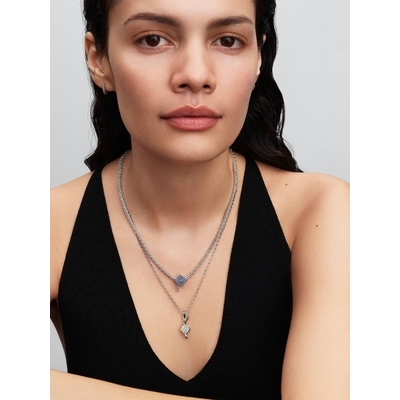 Pandora Csillogó kék 2026-os ballagási sapka charm (794461C01)