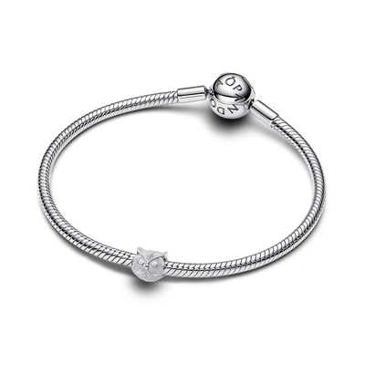 Pandora Texturált Bagoly mini charm (794525C00)