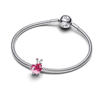 Pandora Rózsaszín csiga charm (794553C01)