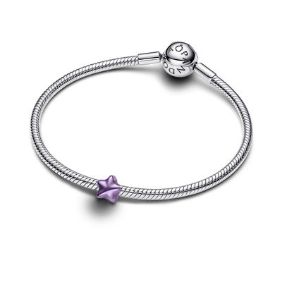Pandora mini lila Csillag charm (794813C01)