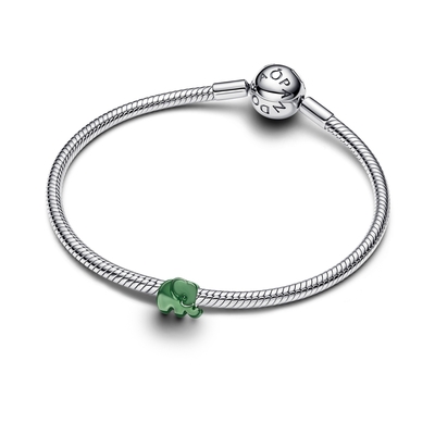 Pandora mini zöld Elefánt charm (794901C01) Pandora mini zöld Elefánt charm (794901C01)