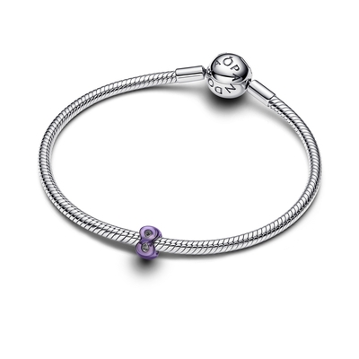 Pandora mini lila Végtelen charm (794909C01) Pandora mini lila Végtelen charm (794909C01)