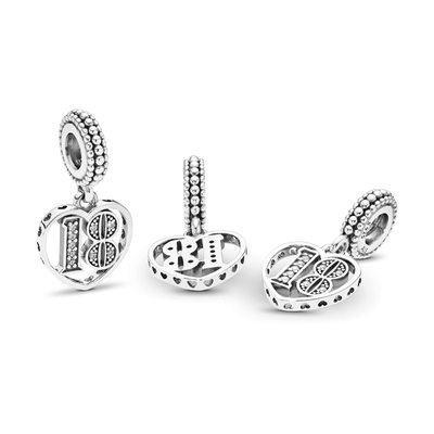 Pandora 18. születésnap függő charm (797262CZ)