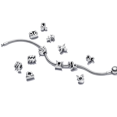 Pandora szikrázó Oroszlán csillagjegy charm (798414C01)