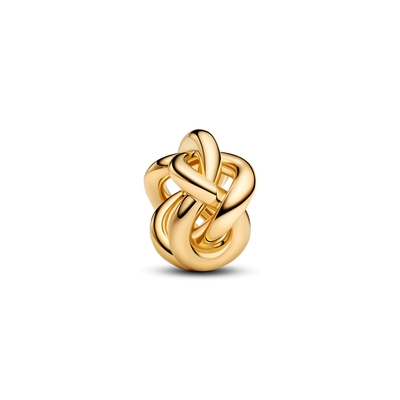 Pandora 14K aranyozott végtelen csomó charm (763755C00)