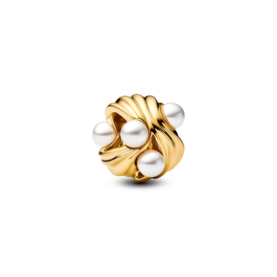 Pandora 14K aranyozott absztrakt hullámok charm (763915C01)