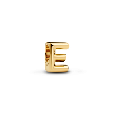 Pandora 14K aranyozott "E" betű charm (763951C00)