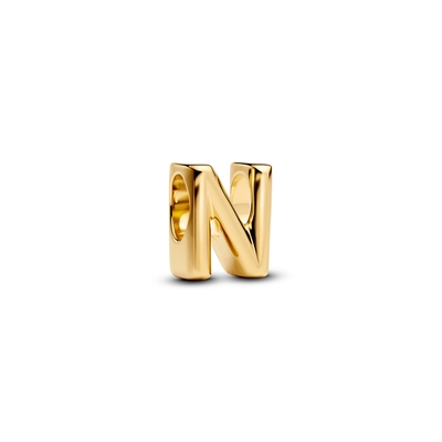 Pandora 14K aranyozott "N" betű charm (763960C00)