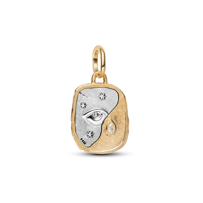 Pandora Me Kéttónusú Szem motívumú medál charm (764808C01)