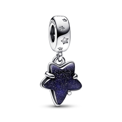 Pandora Mennyei Galaxis Csillag Muránói üveg charm (792368C01)