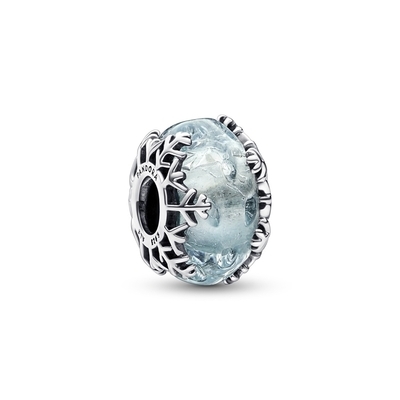 Pandora Kék Téli Hópehely Murano üveg charm (792377C00)