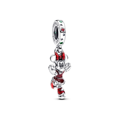 Pandora Disney korcsolyázós Minnie egér függő charm (793530C01)