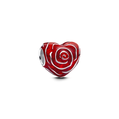 Pandora Rózsa szív charm (793673C01)