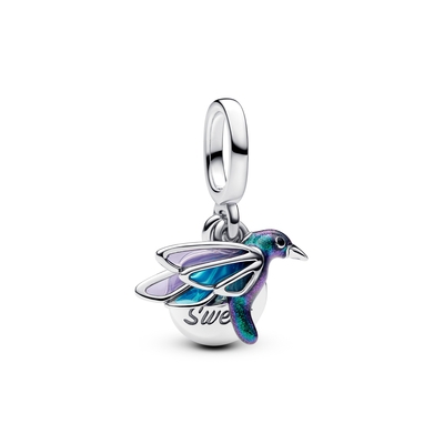 Pandora kolibri dupla függő charm (793746C01)