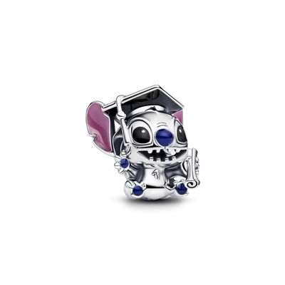 Pandora Disney Stitch ballagás, diplomaosztó charm (793789C01)