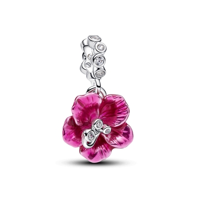 Pandora Hibiszkusz virág függő charm (794698C01)