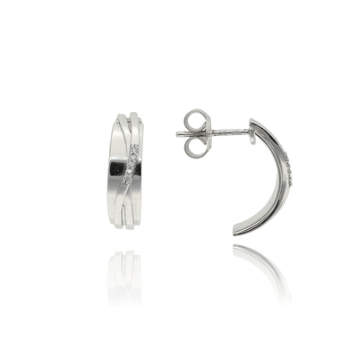 Frank Trautz fehér arany fülbevaló (8-06248-52-0008_2I)