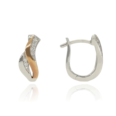 Frank Trautz fehér arany fülbevaló (8-08564-52-0089)