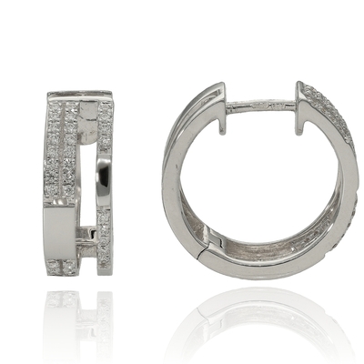 Frank Trautz fehér arany fülbevaló (8-09146-52-0089)