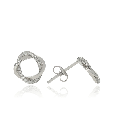 Frank Trautz fehér arany fülbevaló (8-09438-52-0089)