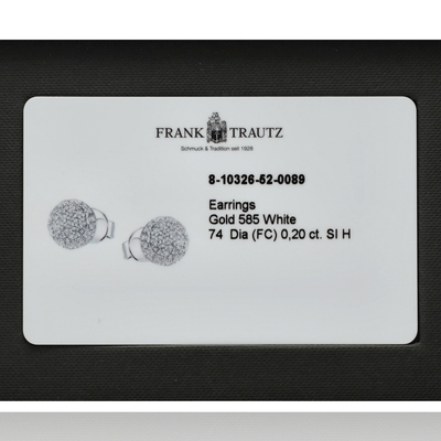 Frank Trautz fehér arany fülbevaló (8-10326-52-0089)