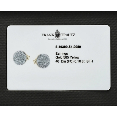 Frank Trautz arany fülbevaló (8-10390-51-0089)